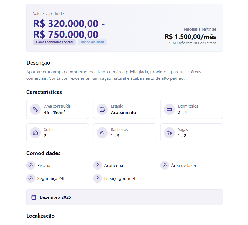 Página de Captura de Leads para Imobiliárias - Thumbnail 2